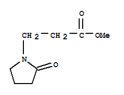 Methyl 3-(2-oxopyrrolidin-1-yl) propanoate Structure,24299-77-2Structure