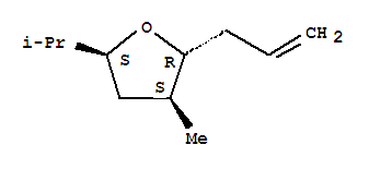 Furan, tetrahydro-3-methyl-5-(1-methylethyl)-2-(2-propenyl)-, (2r,3s,5s)-rel-(9ci) Structure,243983-03-1Structure