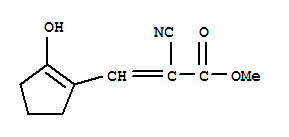 2-Propenoicacid,2-cyano-3-(2-hydroxy-1-cyclopenten-1-yl)-,methylester(9ci) Structure,243988-73-0Structure