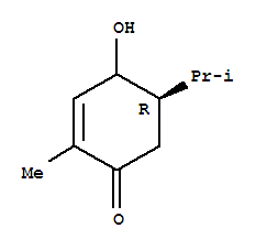 2-Cyclohexen-1-one,4-hydroxy-2-methyl-5-(1-methylethyl)-,(5r)-(9ci) Structure,244135-17-9Structure