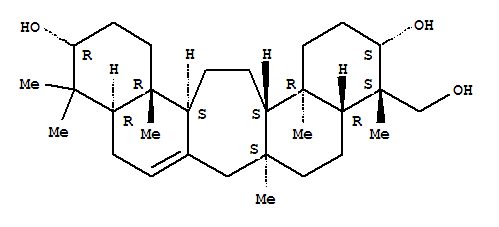 21-表千層塔烯三醇結(jié)構(gòu)式_24513-57-3結(jié)構(gòu)式