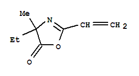 5(4H)-oxazolone,2-ethenyl-4-ethyl-4-methyl-(9ci) Structure,24537-88-0Structure