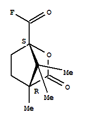 4,7,7-Trimethyl-3-oxo-2-oxabicyclo[2.2.1]heptane-1-carbonyl fluoride Structure,245655-48-5Structure