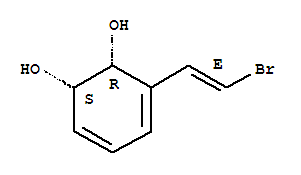 3,5-Cyclohexadiene-1,2-diol, 3-[(1e)-2-bromoethenyl]-, (1s,2r)-(9ci) Structure,246048-76-0Structure