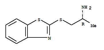 2-Propanamine,1-(2-benzothiazolylthio)-,(2r)-(9ci) Structure,247027-96-9Structure