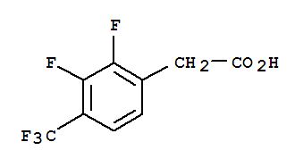 2,3-Difluoro-4-(trifluoromethyl)phenylacetic acid Structure,247113-95-7Structure