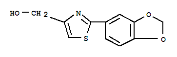 (2-Benzo[1,3]dioxol-5-yl-thiazol-4-yl)-methanol Structure,248249-56-1Structure