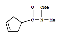 N-methoxy-n-methyl-3-cyclopentene-1-carboxamide Structure,248275-70-9Structure