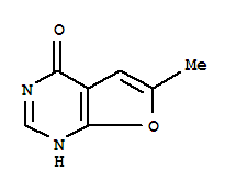 Furo[2,3-d]pyrimidin-4(3h)-one, 6-methyl-(8ci) Structure,24889-20-1Structure