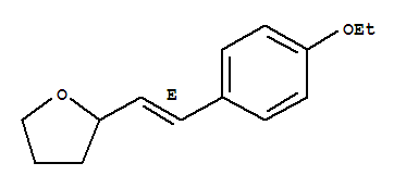 (9ci)-2-[(1e)-2-(4-乙氧基苯基)乙烯]四氫-呋喃結(jié)構(gòu)式_249911-61-3結(jié)構(gòu)式