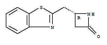 2-Azetidinone,4-(2-benzothiazolylmethyl)-,(4r)-(9ci) Structure,250135-85-4Structure