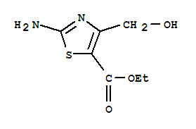 Ethyl 2-amino-4-(hydroxymethyl)-1,3-thiazole-5-carboxylate Structure,25039-77-4Structure