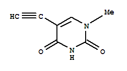 2,4(1H,3h)-pyrimidinedione, 5-ethynyl-1-methyl-(9ci) Structure,250658-12-9Structure