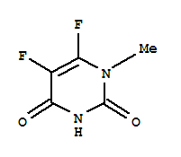 2,4(1H,3h)-pyrimidinedione,5,6-difluoro-1-methyl-(9ci) Structure,250658-22-1Structure