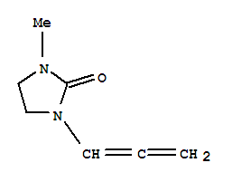 (9ci)-1-甲基-3-(1,2-丙二烯)-2-咪唑啉酮結(jié)構(gòu)式_250728-92-8結(jié)構(gòu)式