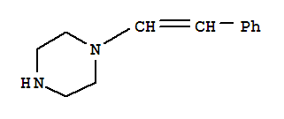 Piperazine, 1-(2-phenylethenyl)-(9ci) Structure,251369-16-1Structure