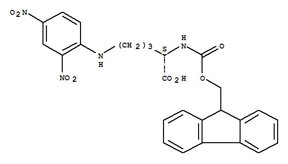 Fmoc-orn(dnp)-oh Structure,252049-04-0Structure