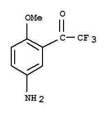 Ethanone, 1-(5-amino-2-methoxyphenyl)-2,2,2-trifluoro-(9ci) Structure,252580-28-2Structure