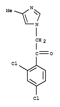 Ethanone, 1-(2,4-dichlorophenyl)-2-(4-methyl-1h-imidazol-1-yl)- Structure,252954-53-3Structure