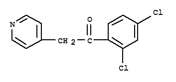 1-(2,4-Dichloro-phenyl)-2-pyridin-4-yl-ethanone Structure,252955-08-1Structure