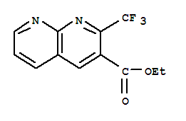 Ethyl 2-(trifluoromethyl)-1,8-naphthyridine-3-carboxylate Structure,252959-76-5Structure