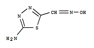 1,3,4-Thiadiazole-2-carboxaldehyde, 5-amino-, oxime Structure,25306-05-2Structure