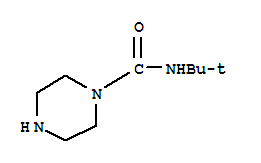 1-Piperazinecarboxamide,n-(1,1-dimethylethyl)-(9ci) Structure,253175-42-7Structure