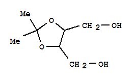 2,2-Dimethyl-4,5-di(hydroxymethyl)-1,3-dioxolane Structure,25432-12-6Structure