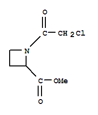 2-Azetidinecarboxylic acid, 1-(chloroacetyl)-, methyl ester (9ci) Structure,255882-69-0Structure