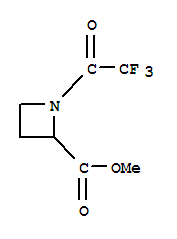 2-Azetidinecarboxylic acid, 1-(trifluoroacetyl)-, methyl ester (9ci) Structure,255882-70-3Structure