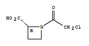 2-Azetidinecarboxylic acid, 1-(chloroacetyl)-, (2r)-(9ci) Structure,255883-12-6Structure