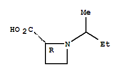 2-Azetidinecarboxylicacid,1-(1-methylpropyl)-,(2r)-(9ci) Structure,255883-27-3Structure