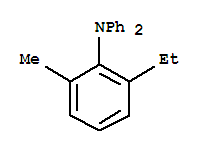 (2-乙基-6-甲基苯基)二苯胺結(jié)構(gòu)式_256660-16-9結(jié)構(gòu)式