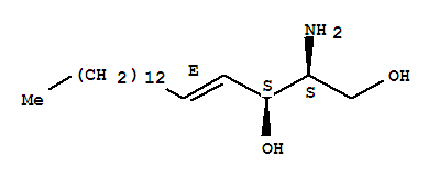 (4E)-2-amino-4-octadecene-1,3-diol Structure,25695-95-8Structure