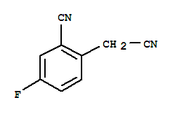 2-Cyano-4-fluorobenzeneacetonitrile Structure,256951-82-3Structure