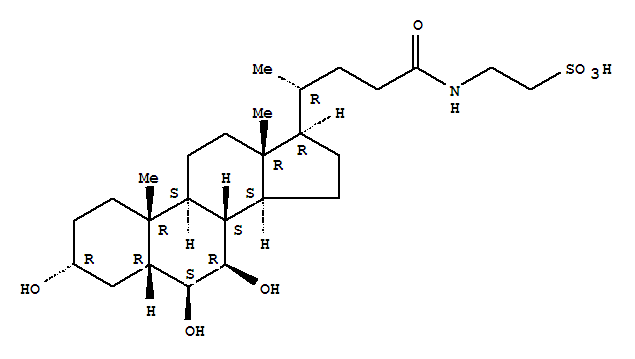 2-[[(4R)-4-[(3r,5r,6s,7r,10r,13r,17r)-3,6,7-trihydroxy-10,13-dimethyl-2,3,4,5,6,7,8,9,11,12,14,15,16,17-tetradecahydro-1h-cyclopenta[a]phenanthren-17-yl]pentanoyl]amino]ethanesulfonic acid Structure,25696-60-0Structure