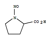 Proline, 1-nitroso- Structure,2571-28-0Structure