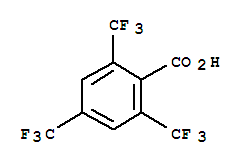 2,4,6-三(三氟甲基)苯甲酸結(jié)構(gòu)式_25753-26-8結(jié)構(gòu)式