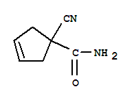 3-Cyclopentene-1-carboxamide,1-cyano-(9ci) Structure,258264-02-7Structure