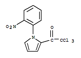 2,2,2-Trichloro-1-[1-(2-nitrophenyl)-1H-pyrrol-2-yl]ethan-1-one Structure,259099-55-3Structure