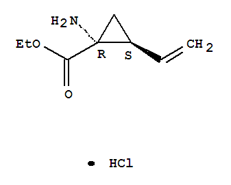 Cyclopropanecarboxylic acid, 1-amino-2-ethenyl-, ethyl ester, hydrochloride (1:1),(1R,2S)-rel- Structure,259214-54-5Structure