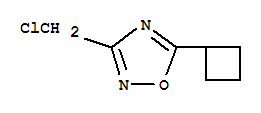 (9ci)-3-(氯甲基)-5-環(huán)丁基-1,2,4-噁二唑結構式_259683-88-0結構式