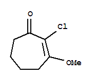 2-Cyclohepten-1-one, 2-chloro-3-methoxy- Structure,259810-89-4Structure