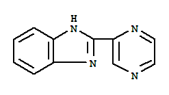 1H-benzimidazole,2-pyrazinyl-(9ci) Structure,2602-88-2Structure