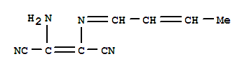 2-Butenedinitrile, 2-amino-3-(2-butenylideneamino)-(9ci) Structure,260252-96-8Structure