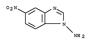 1H-benzimidazol-1-amine,5-nitro-(9ci) Structure,261710-03-6Structure