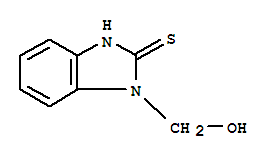 2H-benzimidazole-2-thione,1,3-dihydro-1-(hydroxymethyl)-(9ci)Structure,26345-72-2Structure 2H-benzimidazole-2-thione,1,3-dihydro-1-(hydroxymethyl)-(9ci) Structure,26345-72-2Structure