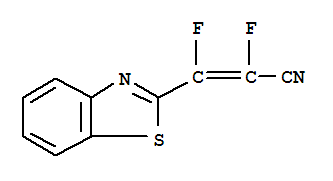 2-Propenenitrile,3-(2-benzothiazolyl)-2,3-difluoro-(9ci) Structure,26418-15-5Structure