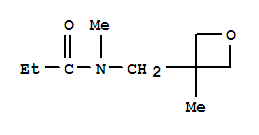 Propanamide, n-methyl-n-[(3-methyl-3-oxetanyl)methyl]- Structure,266311-88-0Structure