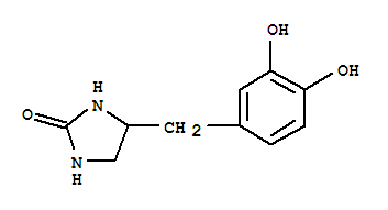 (9ci)-4-[(3,4-二羥基苯基)甲基]-2-咪唑啉酮結(jié)構(gòu)式_26668-07-5結(jié)構(gòu)式